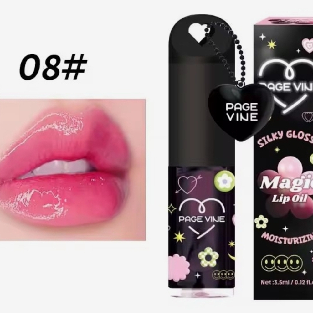 Magic Lip Oil - Glossy Red and Pink - Picture 10 of 10